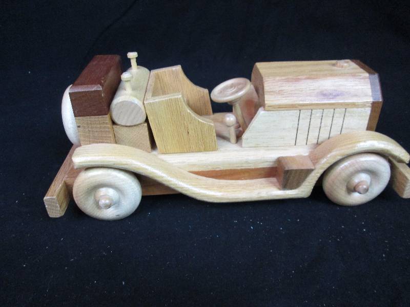 lot 105 image: Hand Made Wood Car