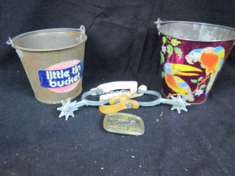 lot 111 image: Toy Spurs