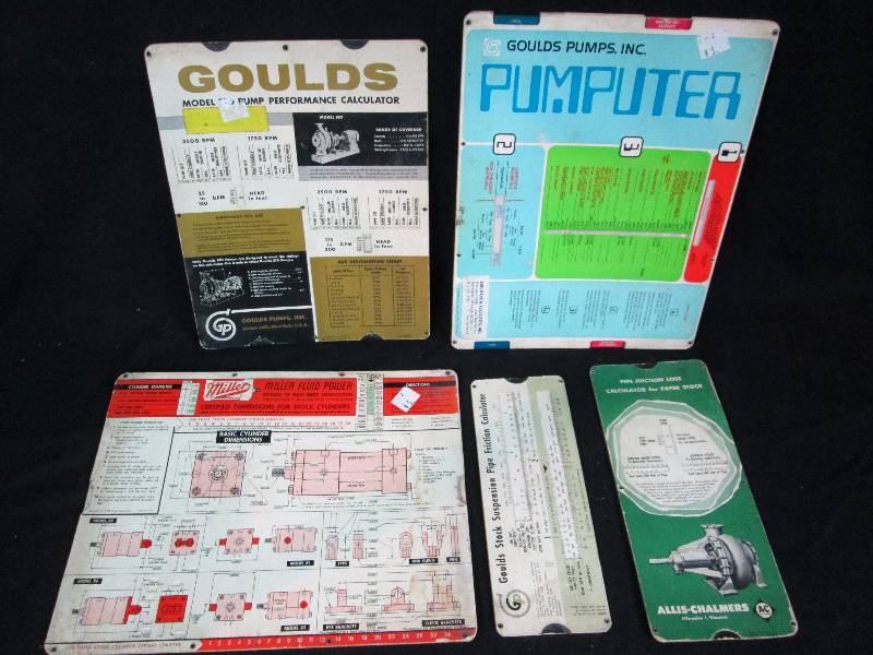 lot 126 image: Old Paper Calculator