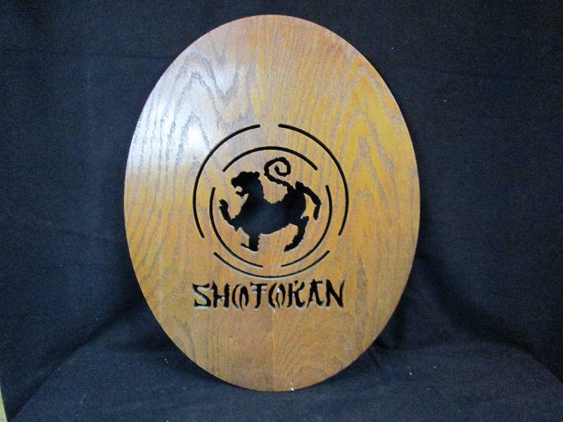 lot 161 image: Shotokan Karate Sign