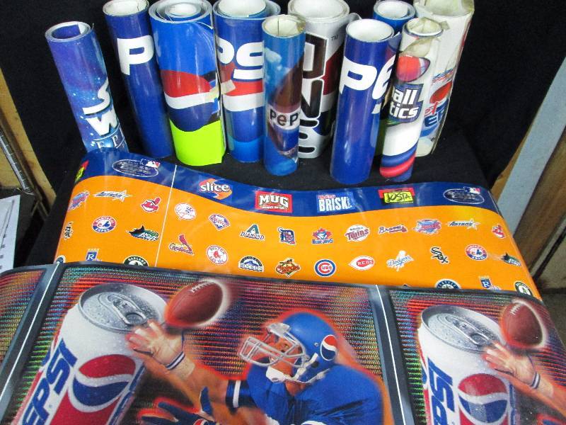 lot 165 image: Pepsi  Cardboard Display