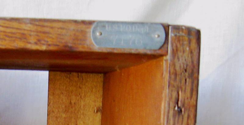 lot 4 image: Old, Post Office, Wooden Cubby Shelving Unit