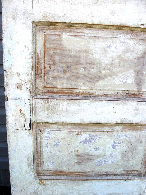 lot 28 image: Old, 5 Panel, Wood Door - Perfect for Upcycle Projects