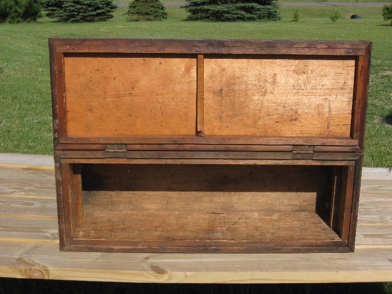 lot 10 image: Vintage, Wood Tool Box