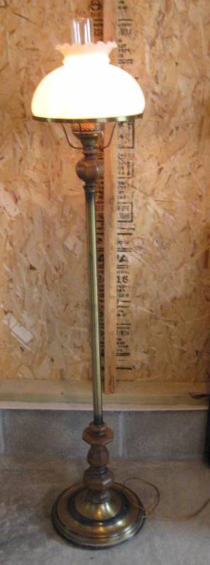 lot 46 image: MidCentury, Hurricane Style Floor Lamp