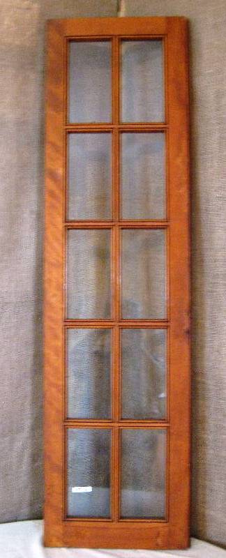 lot 36 image: (2) Vintage, 10 pane window sashes  cabinet doors - Lot 2