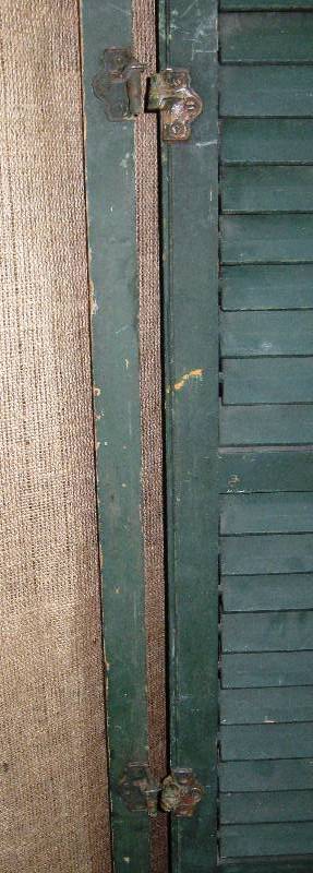 lot 96 image: Large Double Operable Shutter & Bottom Stationary Shutter, Removable Panel