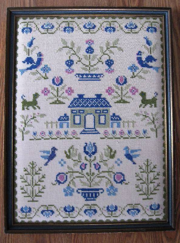 lot 73 image: Vintage, Hand-Stitched Wall Hangings