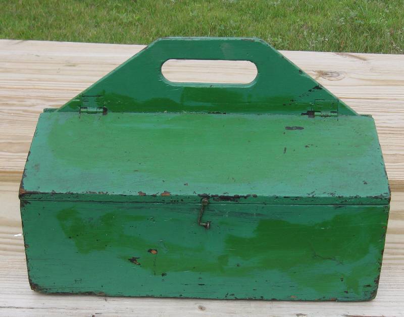 lot 108 image: Handmade, Wood Tool Box & Painters Box