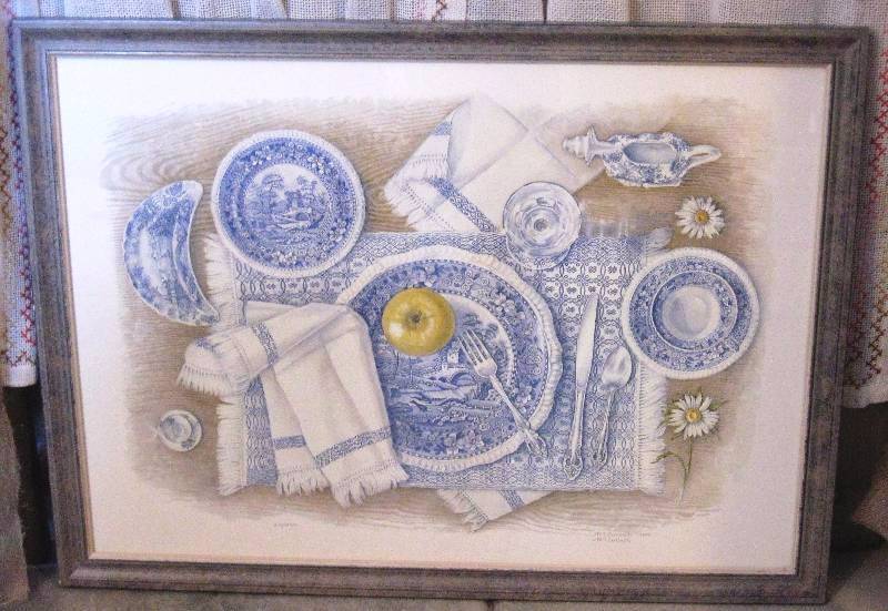 lot 79 image: BLUE & WHITE LOT 1