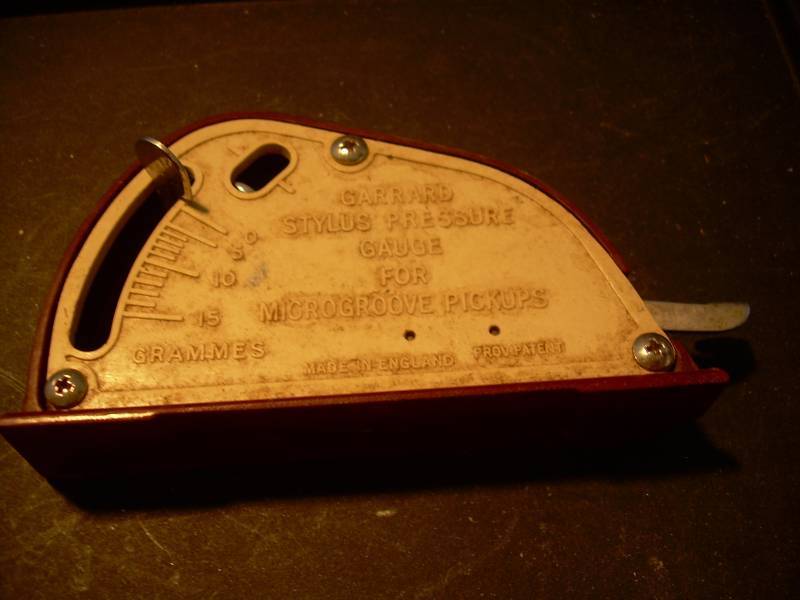 ANTIQUE STYLUS PRESSURE GAUGE FOR MICRO GROOVE PICK UP