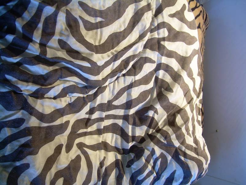 FULL SIZE COMFORTER AND FUZZY BLANKET