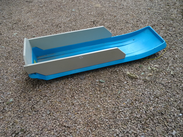 lot 8 image: Pull Sled with Wood Sides.