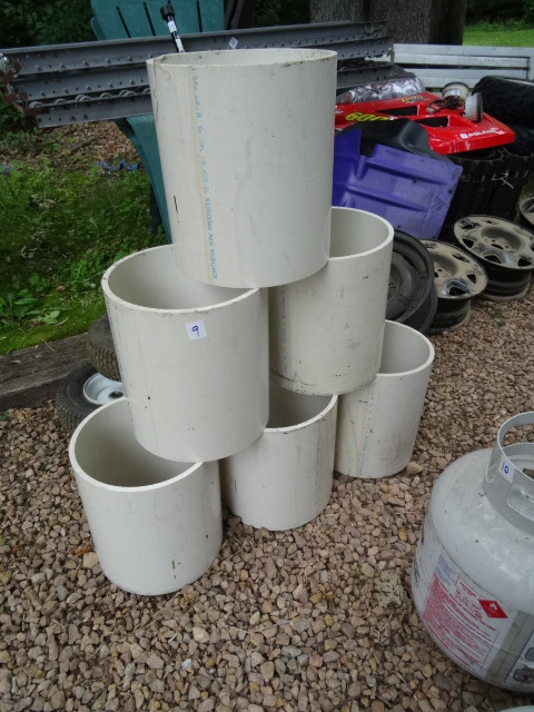 lot 9 image: 10 ID Schedule 40 Pipe, 12