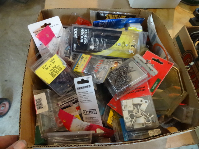 lot 37 image: Box of Misc New Hardware