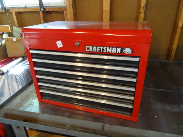 lot 54 image: Craftsman Tool Box, 6 Drawer