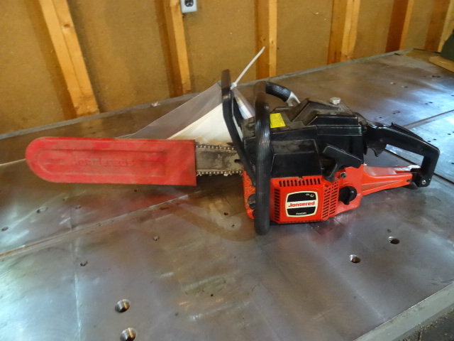 lot 59 image: Johsered 18 Chain Saw.