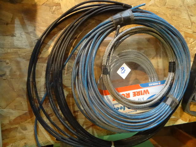 lot 93 image: Misc Braided Steel Cable