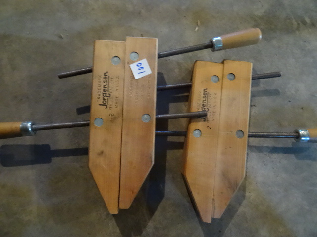 lot 100 image: 2 Jorgensen Screw Wood Clamps