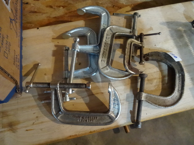 lot 108 image: Misc C Clamps