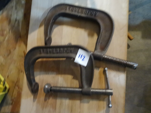 lot 112 image: 4 C Clamps Qty 2
