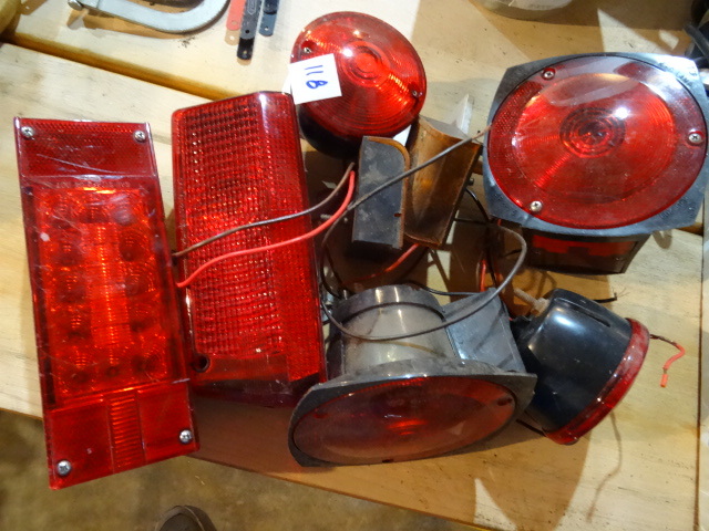 lot 118 image: Variety of Misc Tail Lights