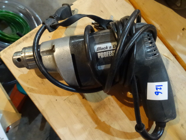 lot 126 image: Black and Decker Pro 38 Electric Drill