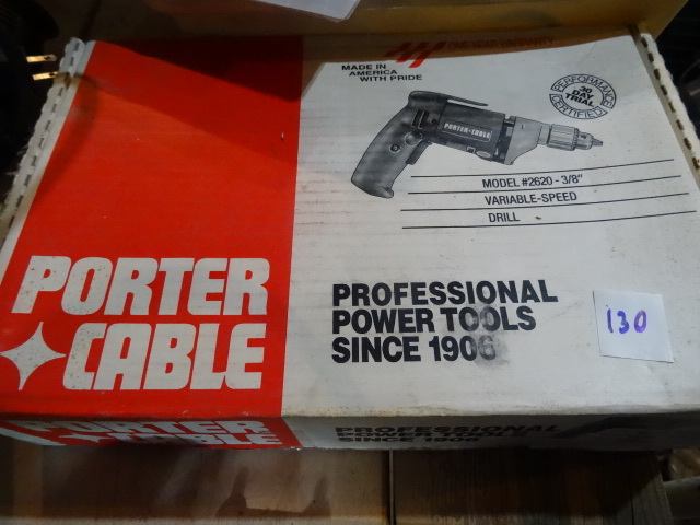 lot 130 image: Brand New Porter Cable  #2620