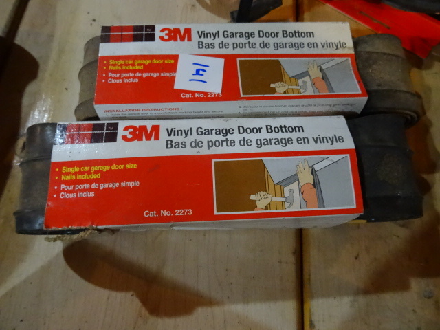 lot 141 image: 2 Vinyl 3M Garage Door Bottoms