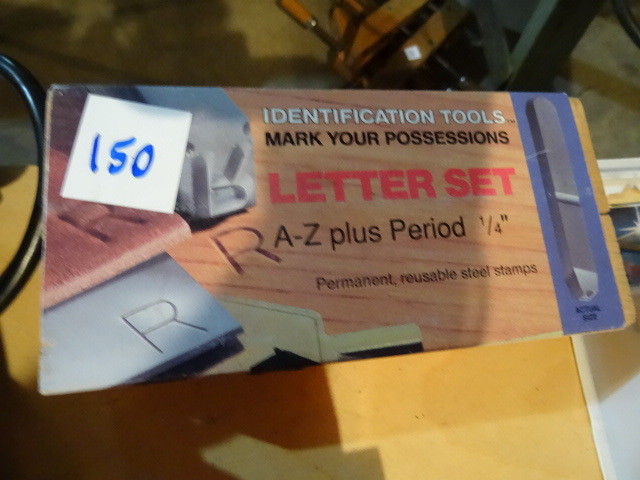 lot 150 image: 14   A-2 Letter Stamp Set New