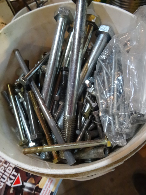 lot 176 image: Bucket Full of New Bolts