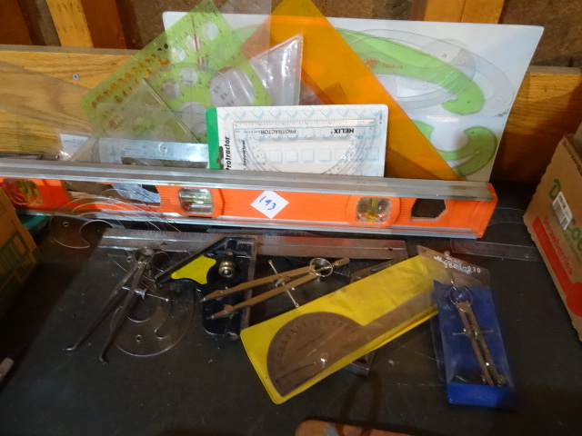 lot 193 image: Variety of Misc Measuring Tools