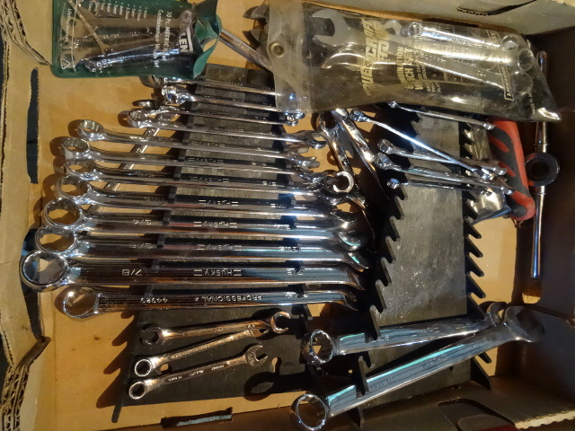 lot 230 image: Box Of Misc  Wrenches