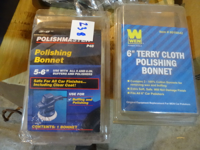 lot 238 image: 6 Polishing Bonnets