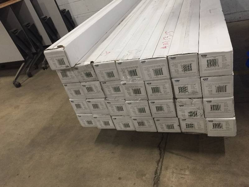 lot 17 image: Home Decorators Collection Handscraped Strand Woven Driftwood 12 in. x 5-18 in. Wide x 72-78 in. Length Solid Bamboo Flooring (25.93 sq.ftcase) Model#  AM1315 ( 31 cases)