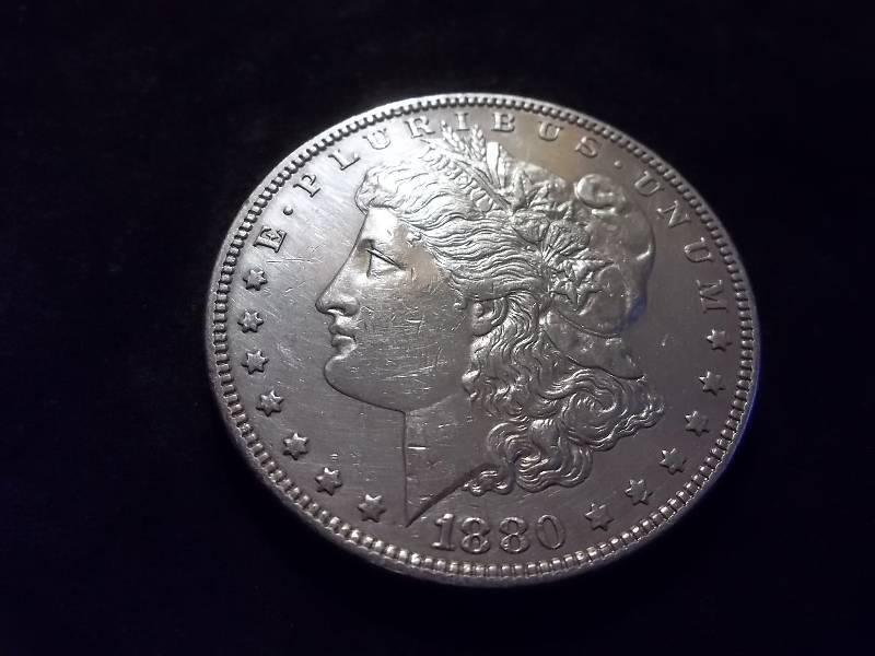 1880  Morgan Silver Dollar Very High Grade MS