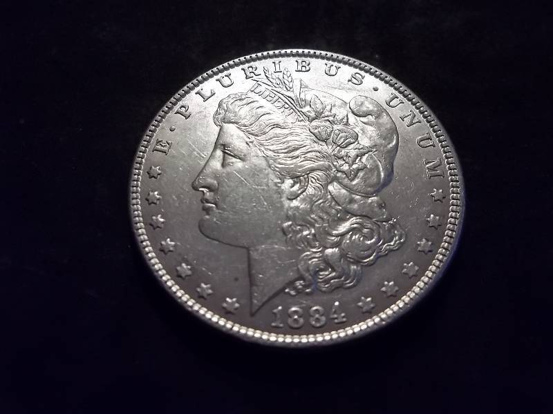 1884  Morgan Silver Dollar Higher Grade MS (In MS60 Valued $70.00)