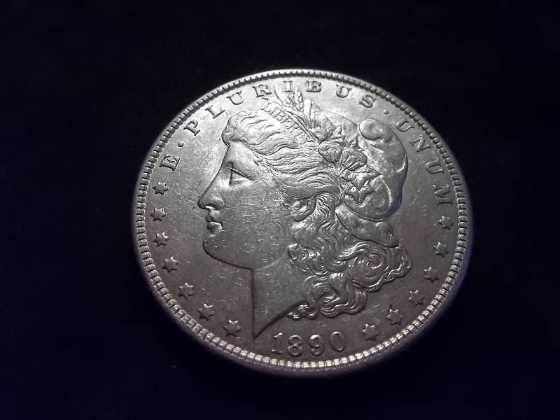 1890 Morgan Silver Dollar Higher Grade Very High AU-BU