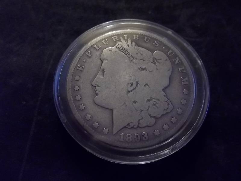1893 O Morgan Silver Dollar Tough Date High Value (In VF $380.00)