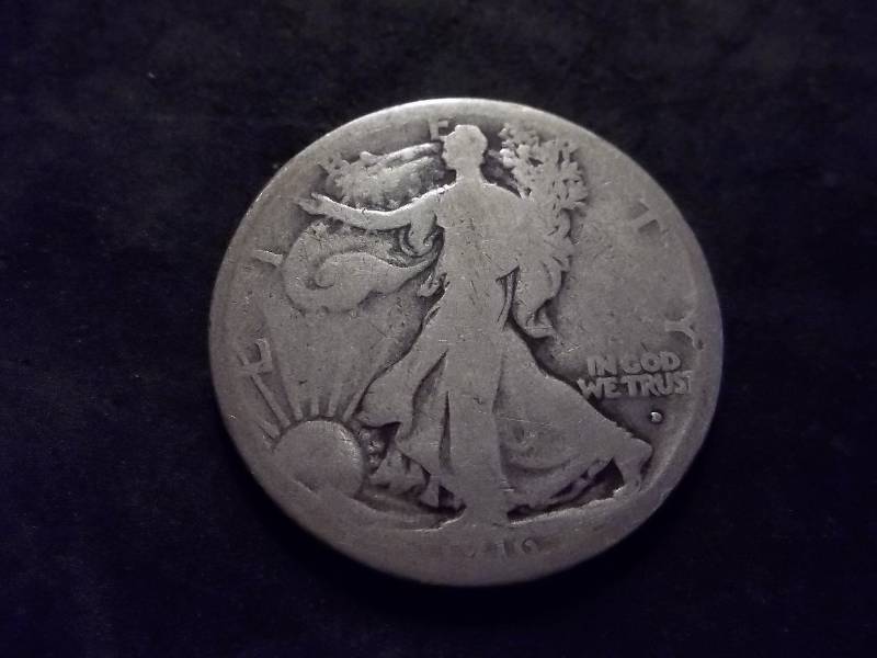 1916 D Walking Liberty Half Dollar
