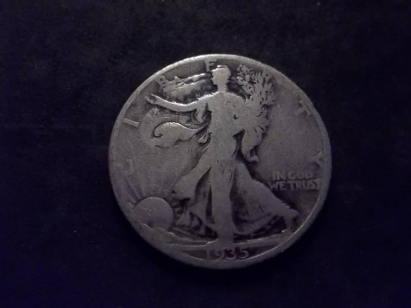 1935 D Walker Half Dollar Better Grade