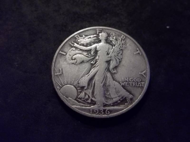 1936 D Walker Half Dollar Better Grade