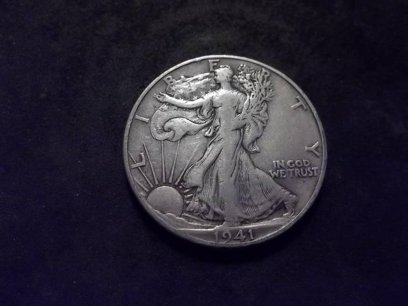 1941 D Walker Half Dollar High Grade XF