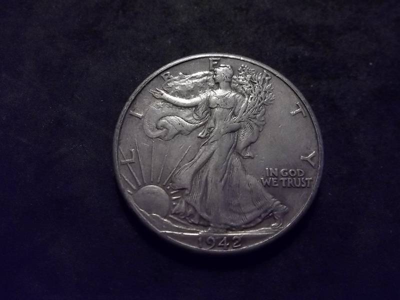 1942  Walker Half Dollar Better Grade XF