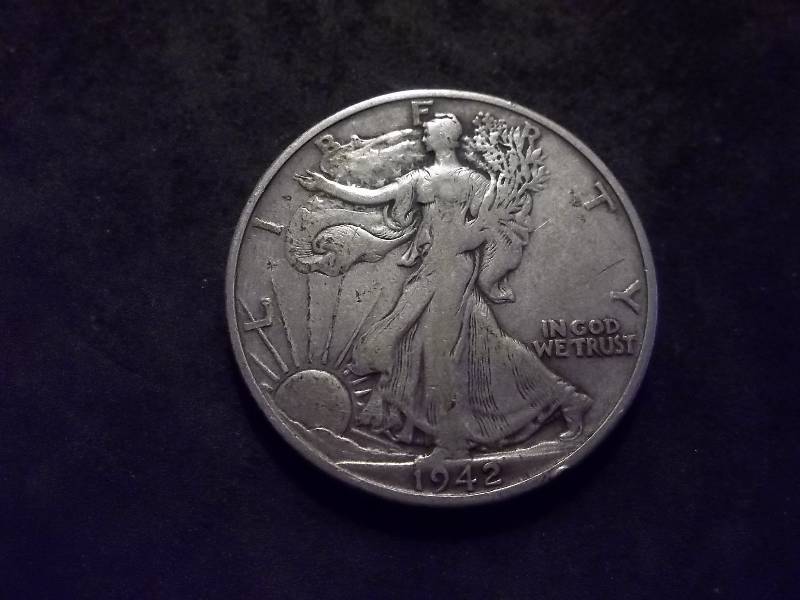 1942 S Walker Half Dollar Better Grade XF
