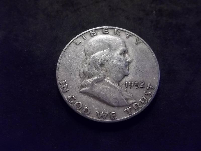 1952 S Franklin Half Dollar Better Grade