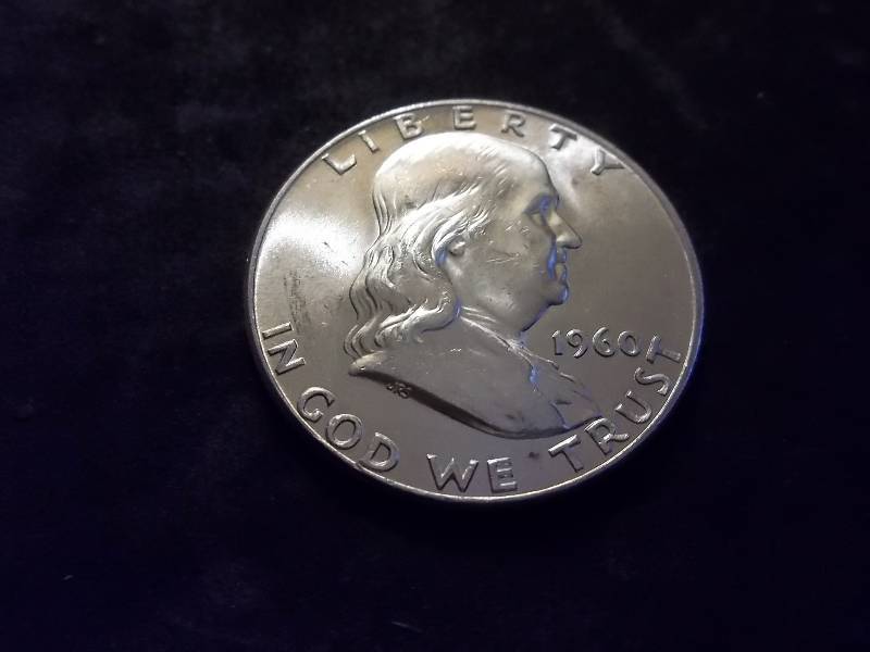 1960  Franklin Half Dollar High Grade MSWith Full Bell