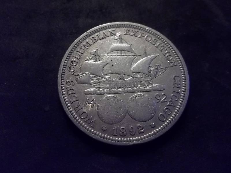 1892 Columbian Exposition Silver Half Dollar (Ist Comemmorative Coin Minted In USA)