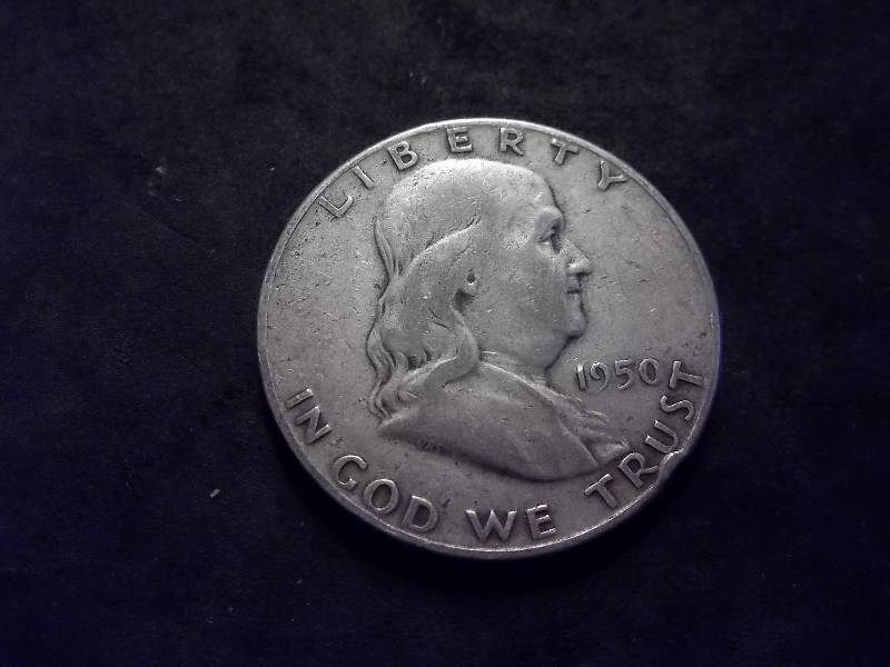 1950 Franklin Half Dollar Better Grade