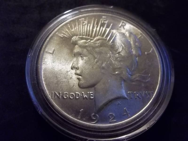 1924 Peace Silver Dollar Very High Grade MS